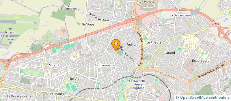 localisation de l'entreprise JK INVESTISSEMENTS  LA ROCHELLE