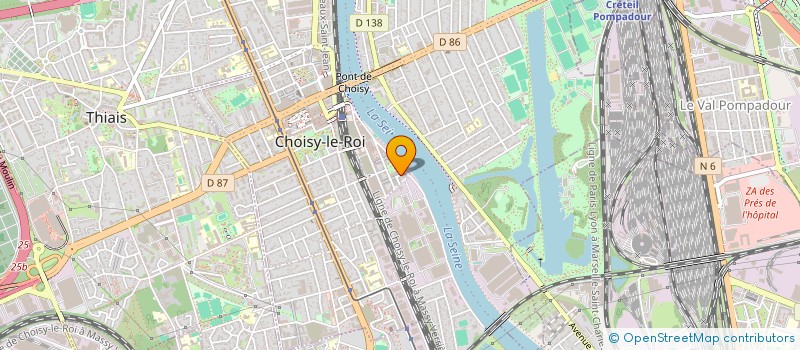 localisation de l'entreprise JK ISOLATION à CHOISY-LE-ROI