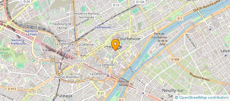 localisation de l'entreprise JK MARKETING SERVICES à COURBEVOIE