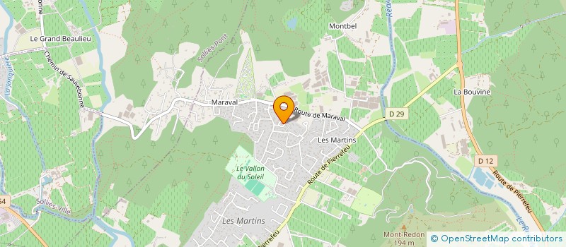 localisation de l'entreprise JK OFFICE 83  LA CRAU