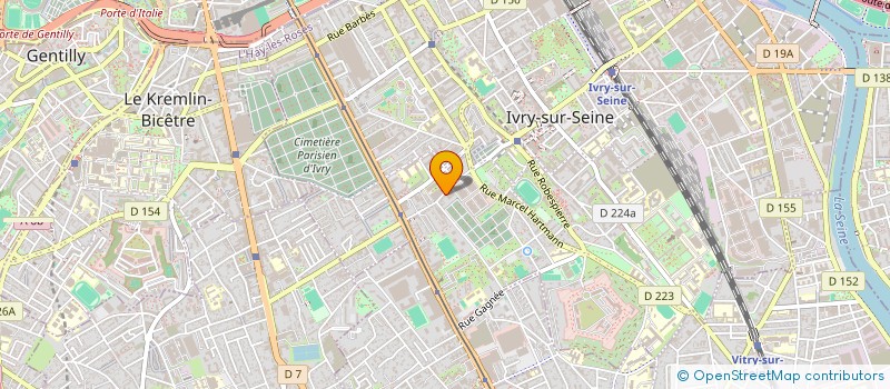 localisation de l'entreprise JK PRESTIGE  IVRY-SUR-SEINE