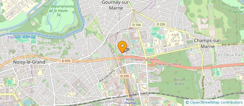 localisation de l'entreprise JK RECRUTEMENT  CHAMPS-SUR-MARNE