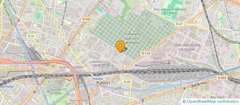 localisation de l'entreprise JK RENOV à PANTIN