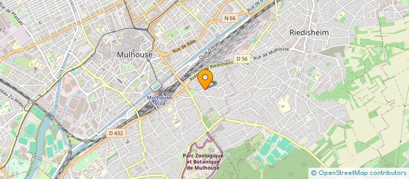 localisation de l'entreprise JK TAXI  MULHOUSE