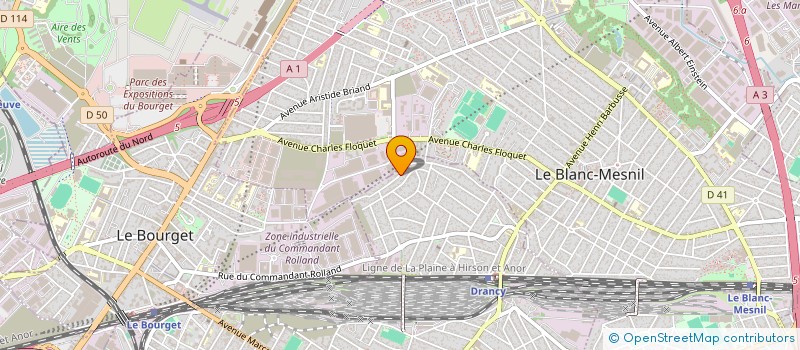 localisation de l'entreprise JK TRANSPORT à DRANCY
