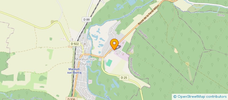 localisation de l'entreprise JK TRANSPORTS  MAREUIL-SUR-OURCQ