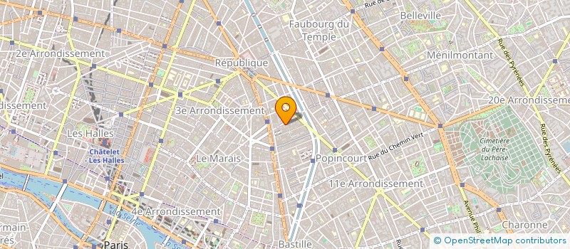localisation de l'entreprise JK VOYAGES à PARIS