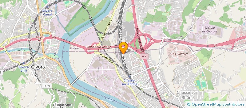 localisation de l'entreprise JK2 AGENCE WEB  CHASSE-SUR-RHONE