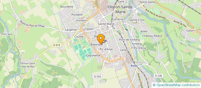 localisation de l'entreprise JK2M  OLORON-SAINTE-MARIE