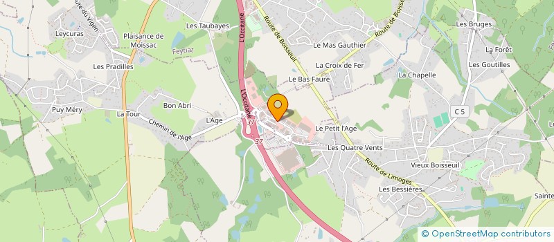 localisation de l'entreprise JK2M à LE VIGEN