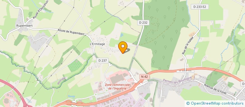 localisation de l'entreprise JKA FRANCE SHOTOKAN KARATE  WIMILLE