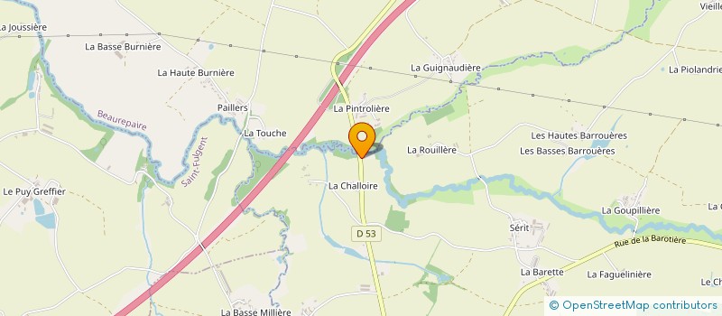 localisation de l'entreprise JKA KARATE-DO HERBRETAIS  LES HERBIERS