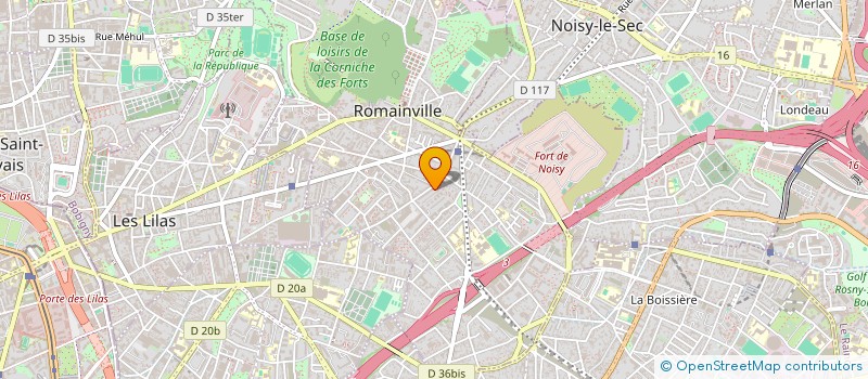 localisation de l'entreprise JKAYZ  ROMAINVILLE