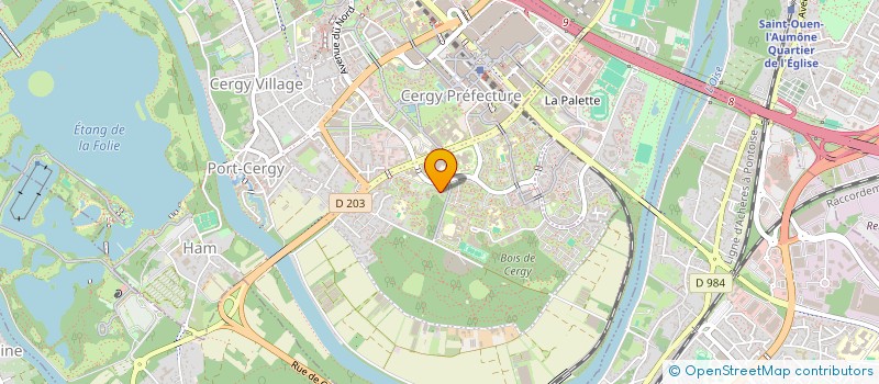 localisation de l'entreprise JKAZ  CERGY