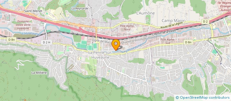 localisation de l'entreprise JKB  LA PENNE-SUR-HUVEAUNE