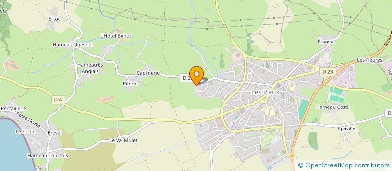 localisation de l'entreprise JKB  LES PIEUX