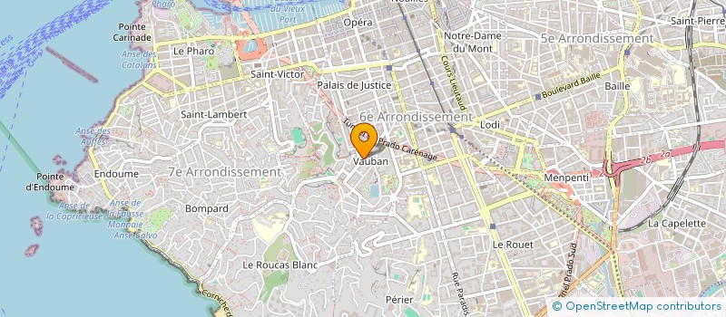 localisation de l'entreprise JKB IMMOBILIER à MARSEILLE
