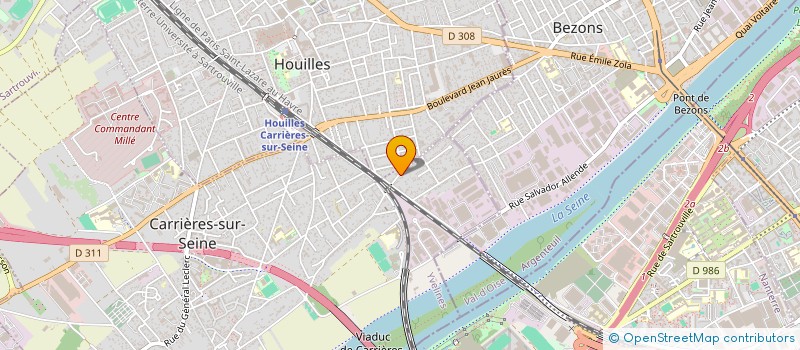localisation de l'entreprise JKC à CARRIERES-SUR-SEINE