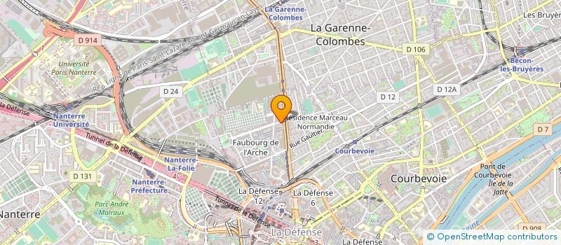 localisation de l'entreprise JKD - LOGISTICS à COURBEVOIE