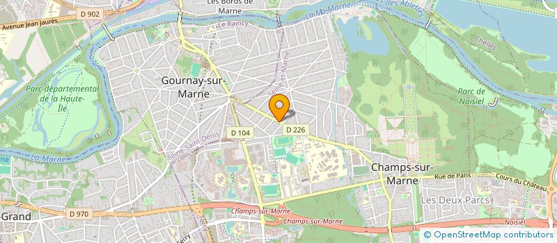 localisation de l'entreprise JKDM  CHAMPS-SUR-MARNE