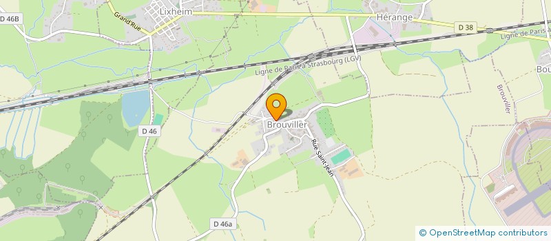 localisation de l'entreprise JKL  BROUVILLER