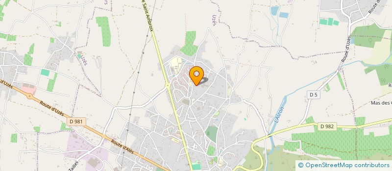 localisation de l'entreprise JKL  UZES