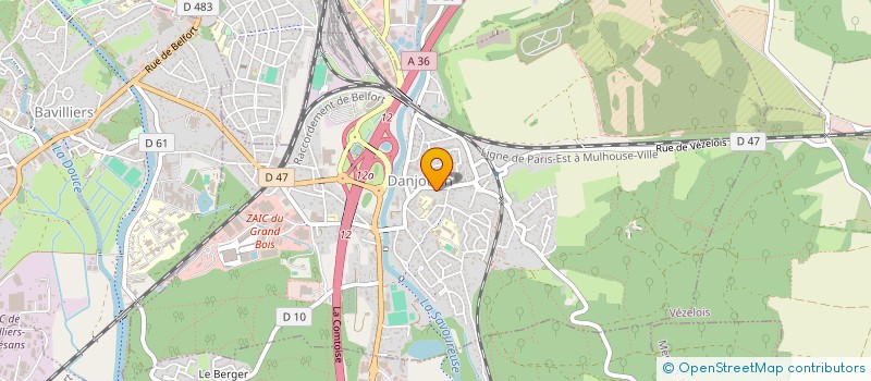 localisation de l'entreprise JKL INNOV à DANJOUTIN