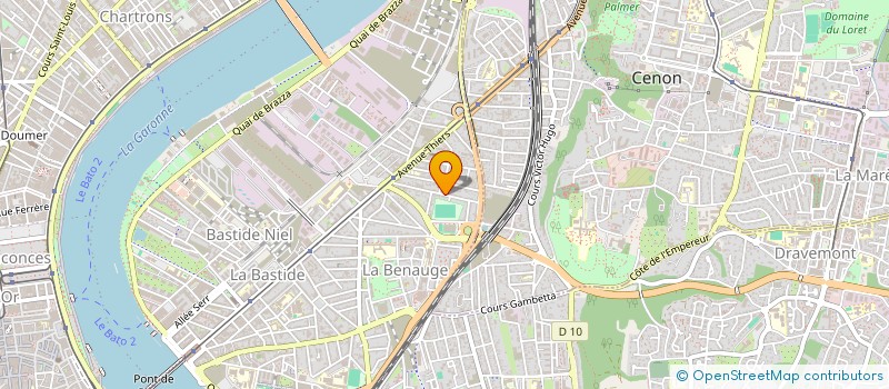 localisation de l'entreprise JKL LOUIS  BORDEAUX