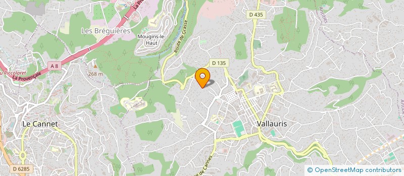 localisation de l'entreprise JKL SANTINI à VALLAURIS
