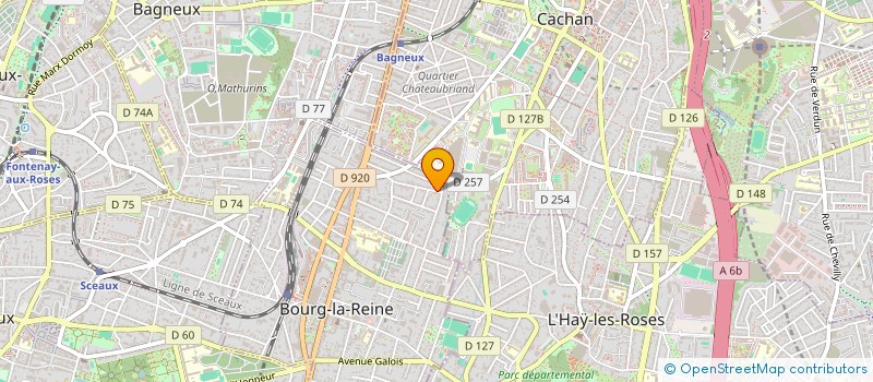 localisation de l'entreprise JKLM à BOURG-LA-REINE