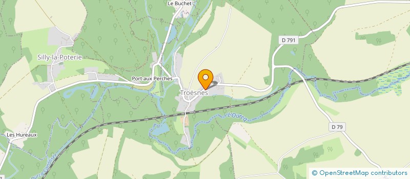 localisation de l'entreprise JKLM  TROESNES