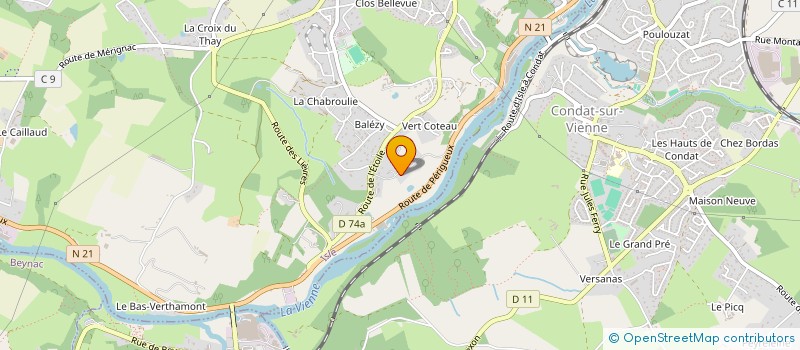 localisation de l'entreprise JKLM2 à ISLE