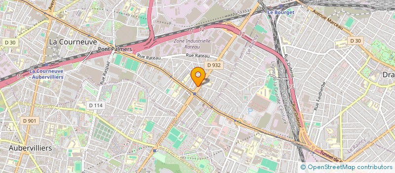 localisation de l'entreprise JKM à LA COURNEUVE