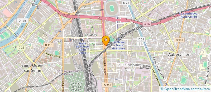 localisation de l'entreprise JKM PEINTURE  SAINT-DENIS