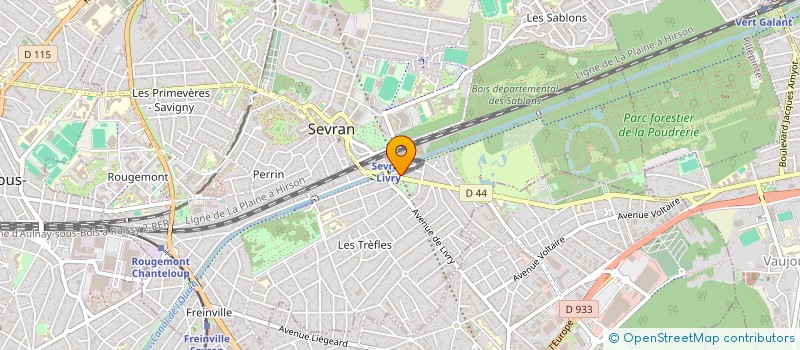 localisation de l'entreprise JKM SARL à SEVRAN