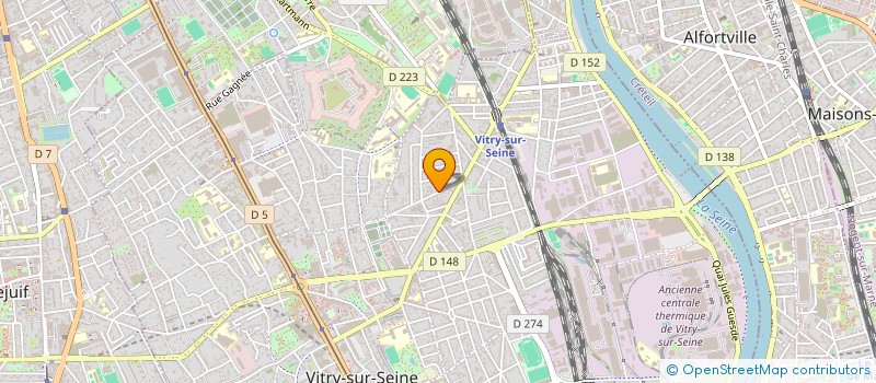 localisation de l'entreprise JKMS AMENAGEMENT  VITRY-SUR-SEINE