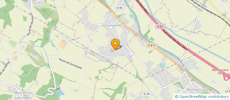 localisation de l'entreprise JKP à DONNEVILLE