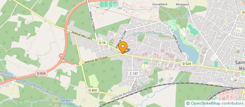 localisation de l'entreprise JKP TREFFOT  SAINT-PAUL-LES-DAX