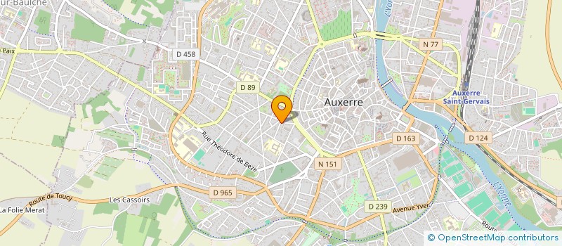 localisation de l'entreprise JKR PATRIMOINE 1 à AUXERRE