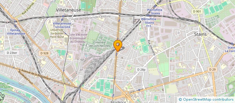 localisation de l'entreprise JKR SERVICES à PIERREFITTE-SUR-SEINE