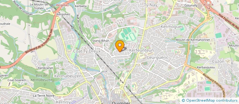 localisation de l'entreprise JKR10  QUIMPER