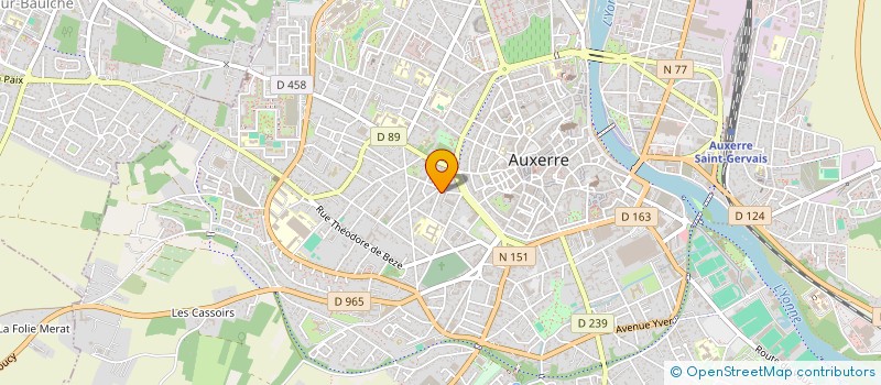 localisation de l'entreprise JKREGNIER à AUXERRE