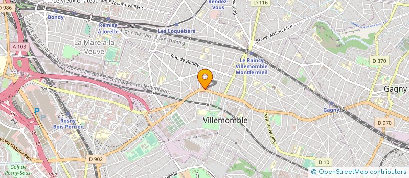 localisation de l'entreprise JKV VILLEMOMBLE à VILLEMOMBLE