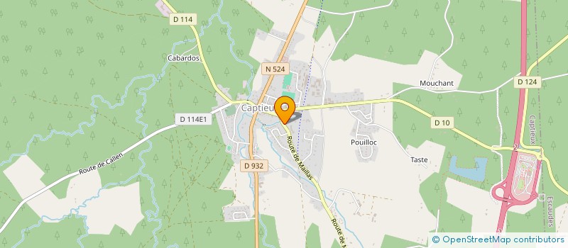 localisation de l'entreprise JL 33  CAPTIEUX