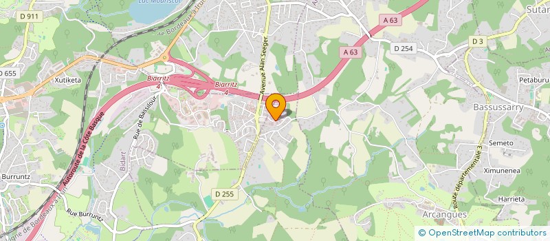 localisation de l'entreprise JL 64 à ARBONNE