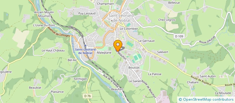 localisation de l'entreprise JL à SAINT-LEONARD-DE-NOBLAT