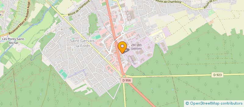 localisation de l'entreprise JL  SAINT-GERVAIS-LA-FORET