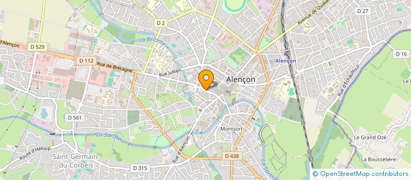 localisation de l'entreprise JL à ALENCON