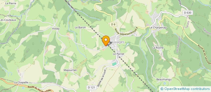 localisation de l'entreprise JL-A-DRAGONFLY CONSULTING  LES SAUVAGES