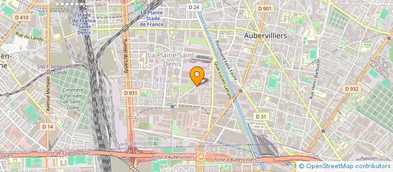 localisation de l'entreprise JL ACCESS à AUBERVILLIERS